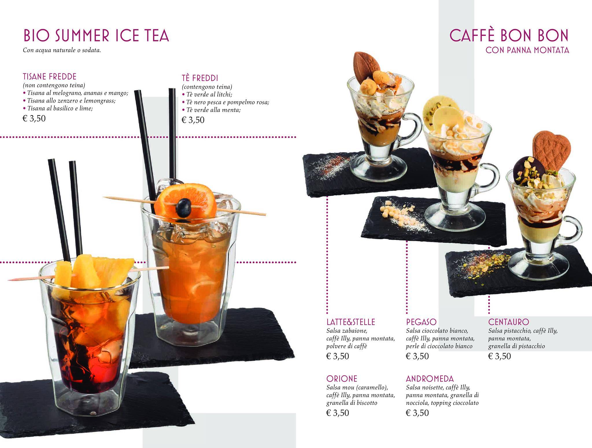 Menu di Latte & Stelle - Gelateria e Pasticceria 