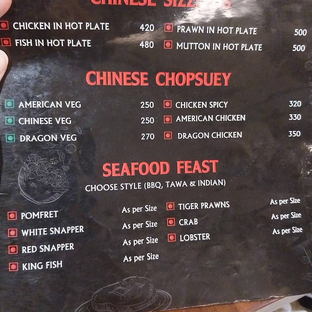 Layalee Global Cuisine Restaurant menu