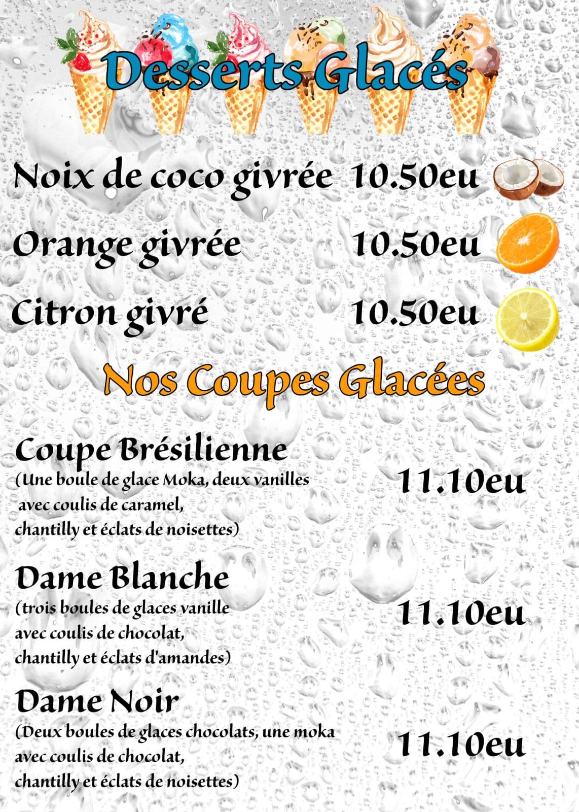 Menu de Bolus