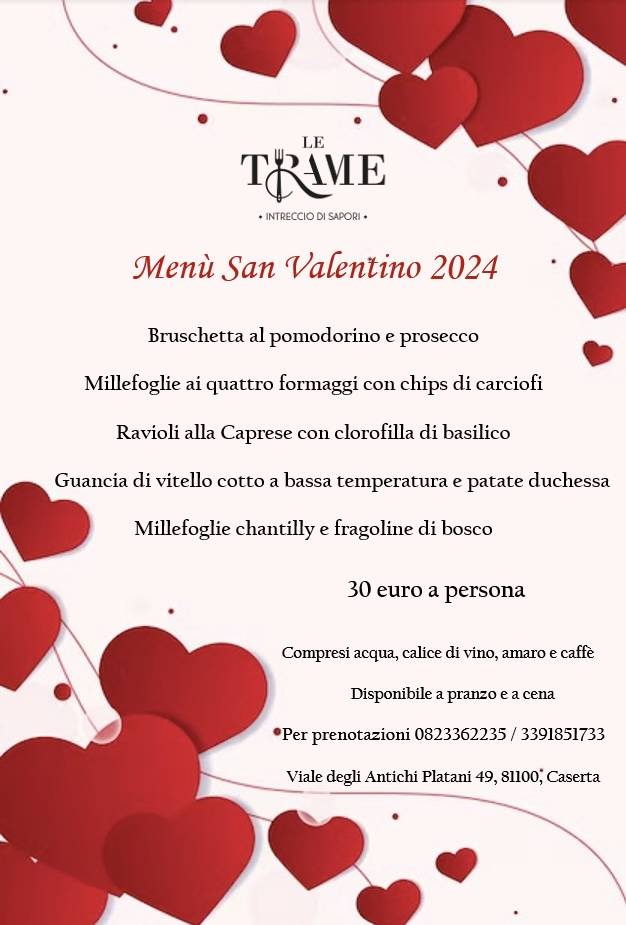 Menu di Le Trame - Intreccio di sapori 