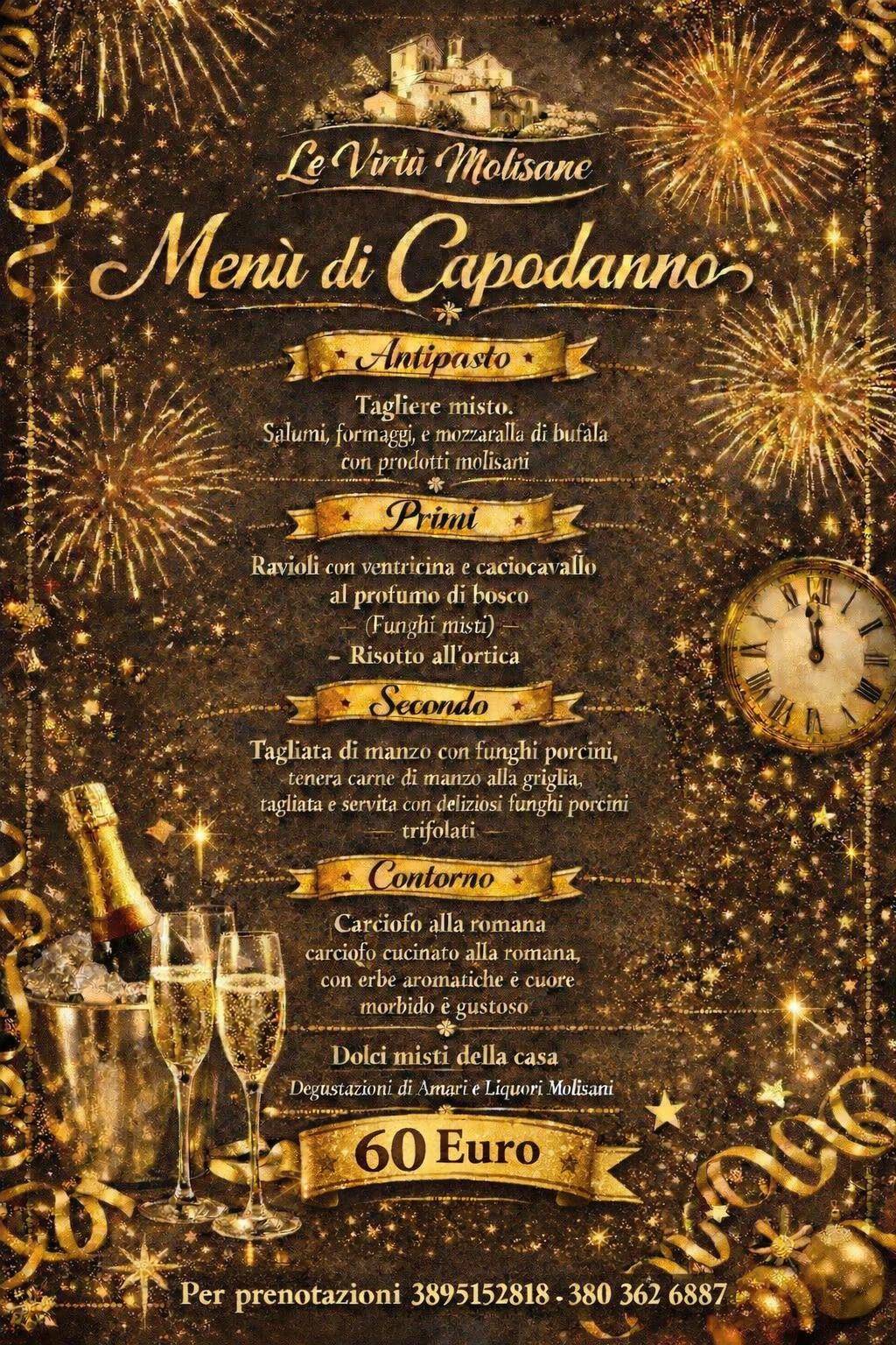 Menu di Le Virtù Molisane 