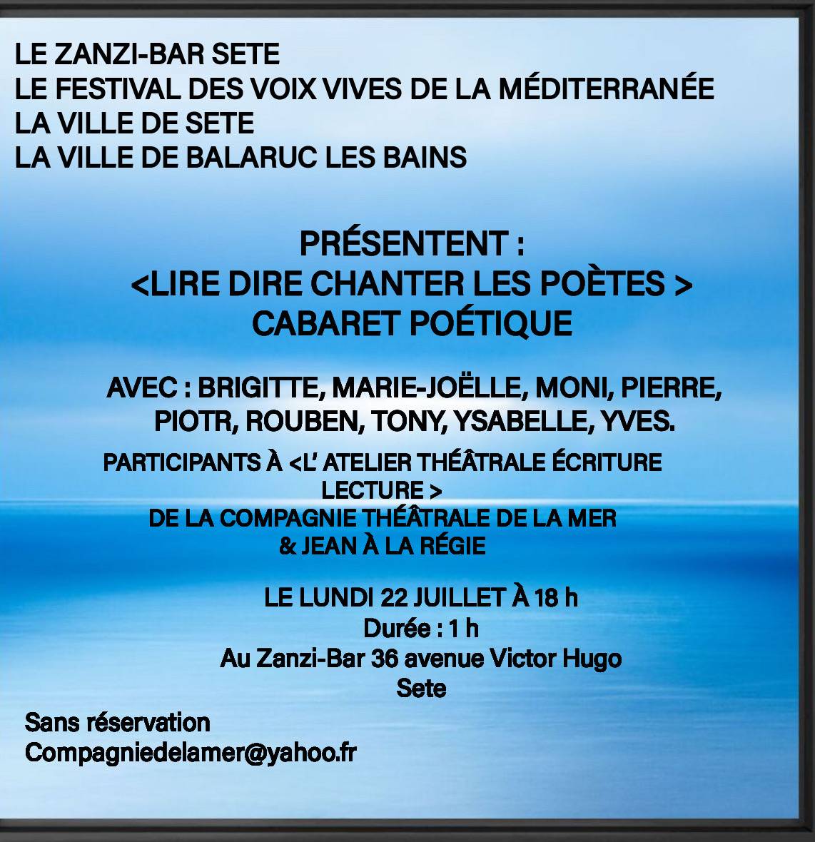 Menu de Le Zanzi-Bar | Bar musical, concerts, soirées karaoké