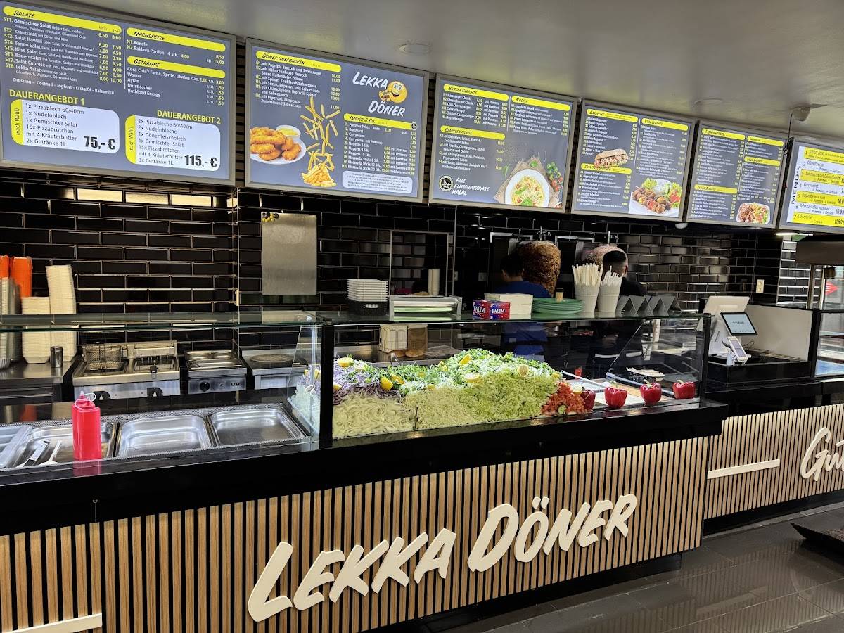 Menu at Lekka Döner restaurant, Hagen