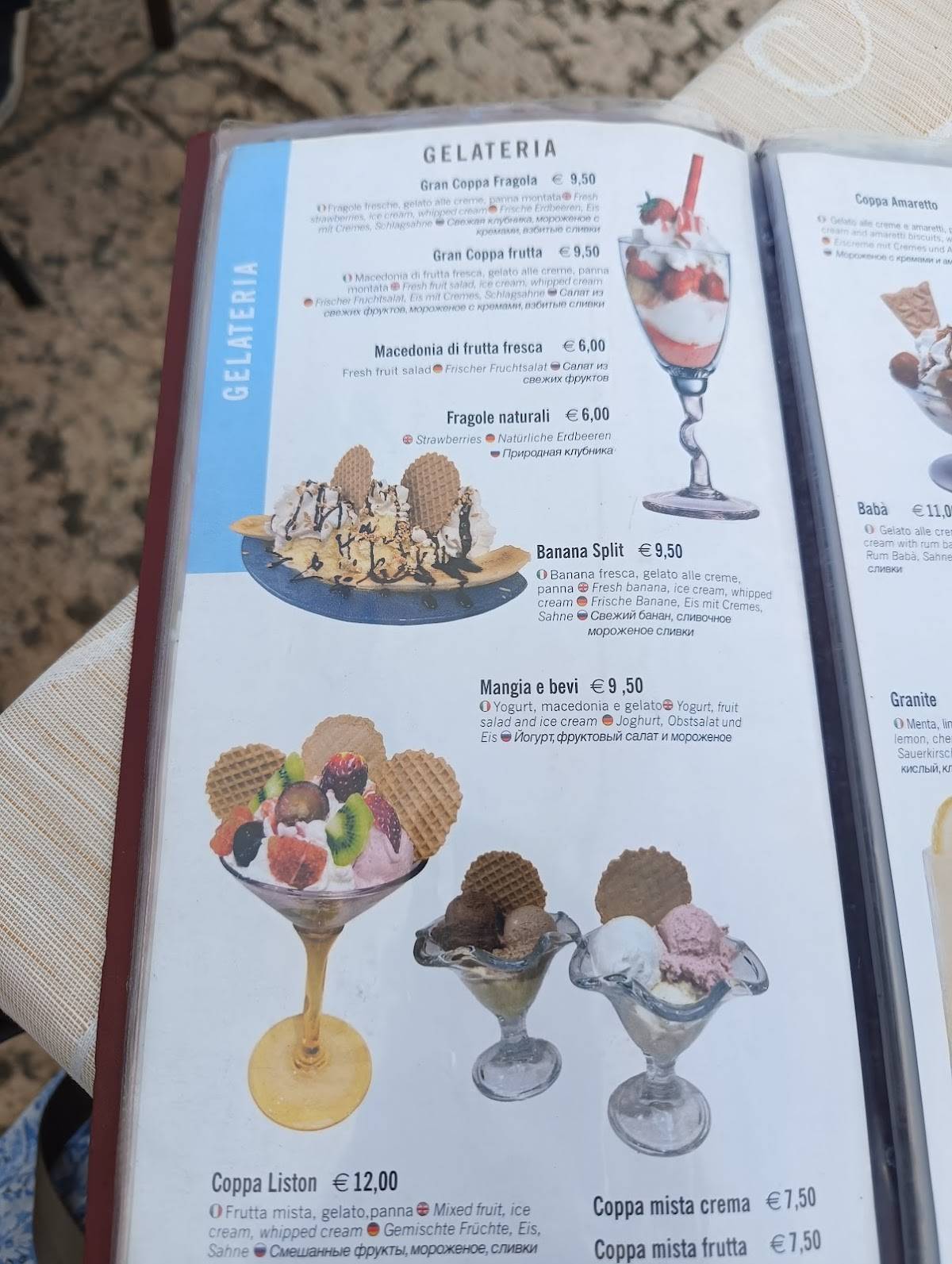 Menu di Liston 12 