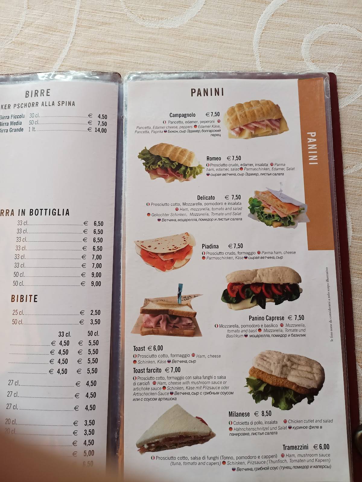 Menu di Liston 12 