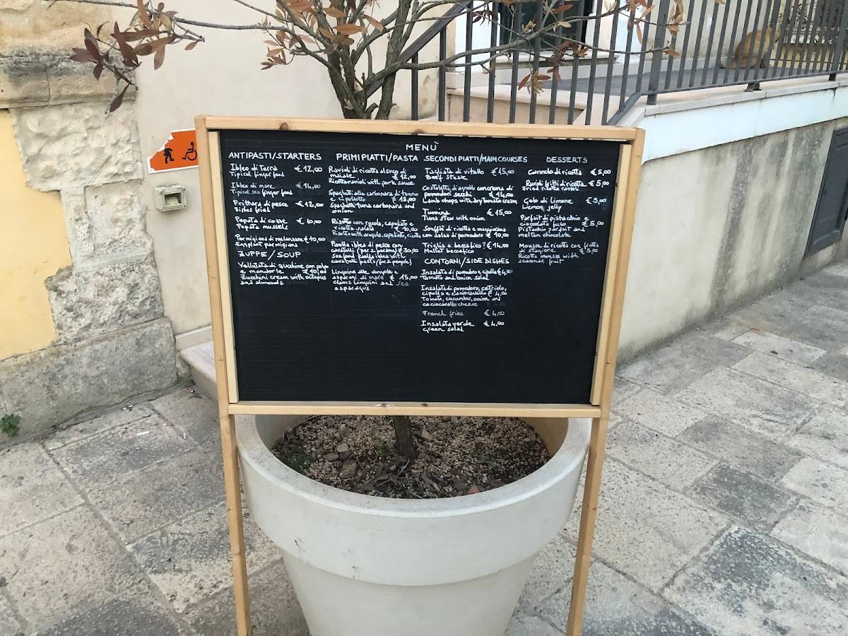 Menu di LoSteri 