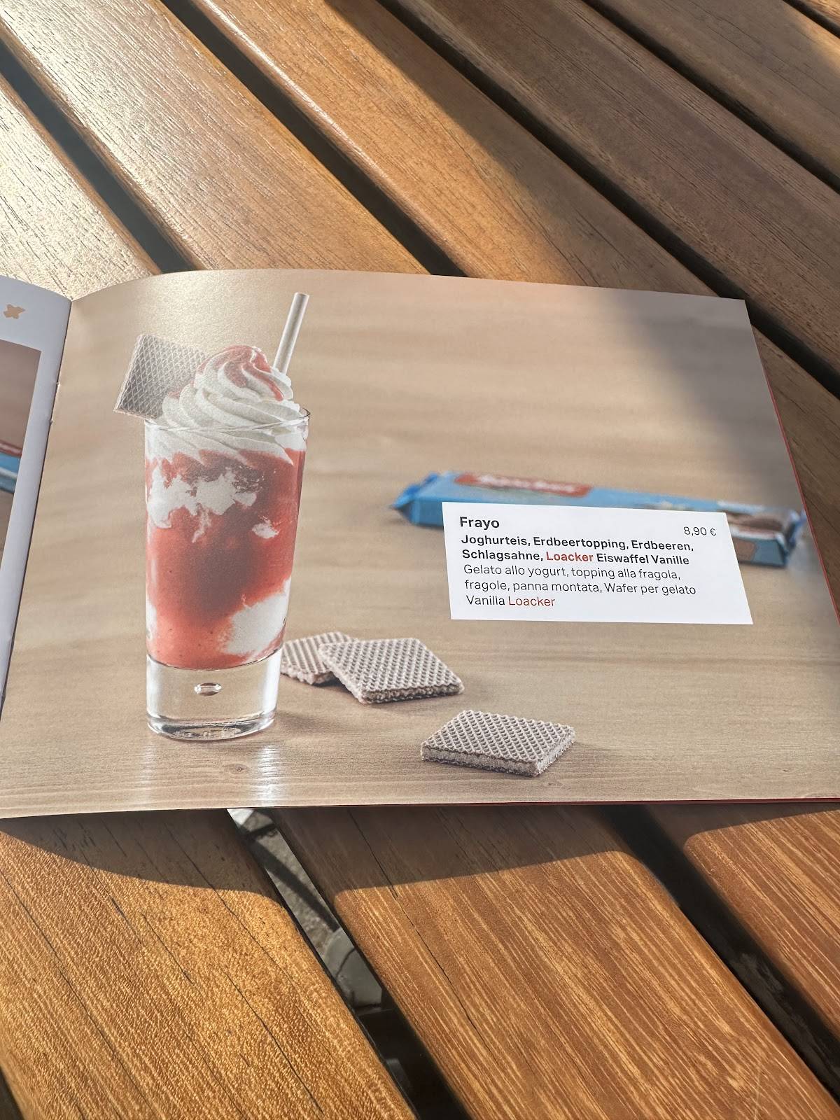 Menu di Loacker Café Bozen Waltherplatz 