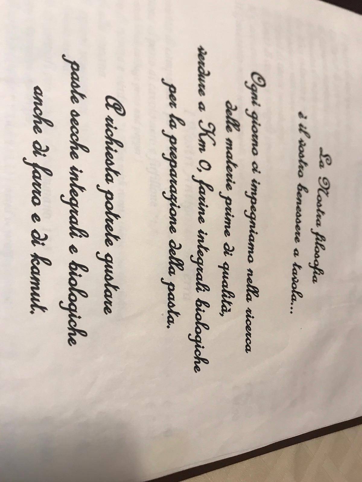 Menu di Locanda Da Pia 