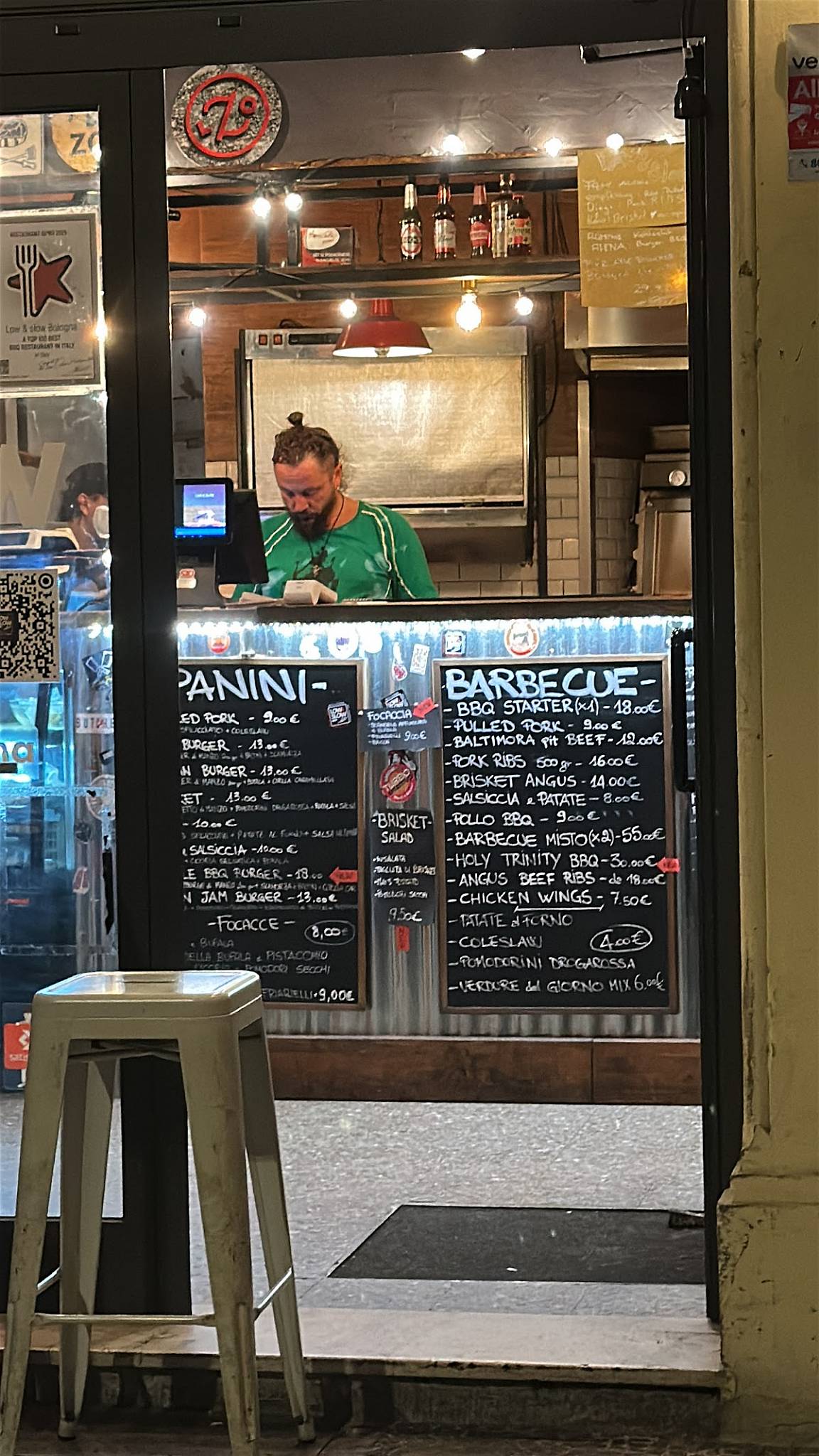 Menu di Low & slow Bologna 