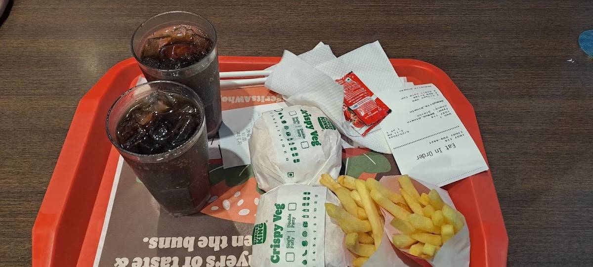 Burger King menu