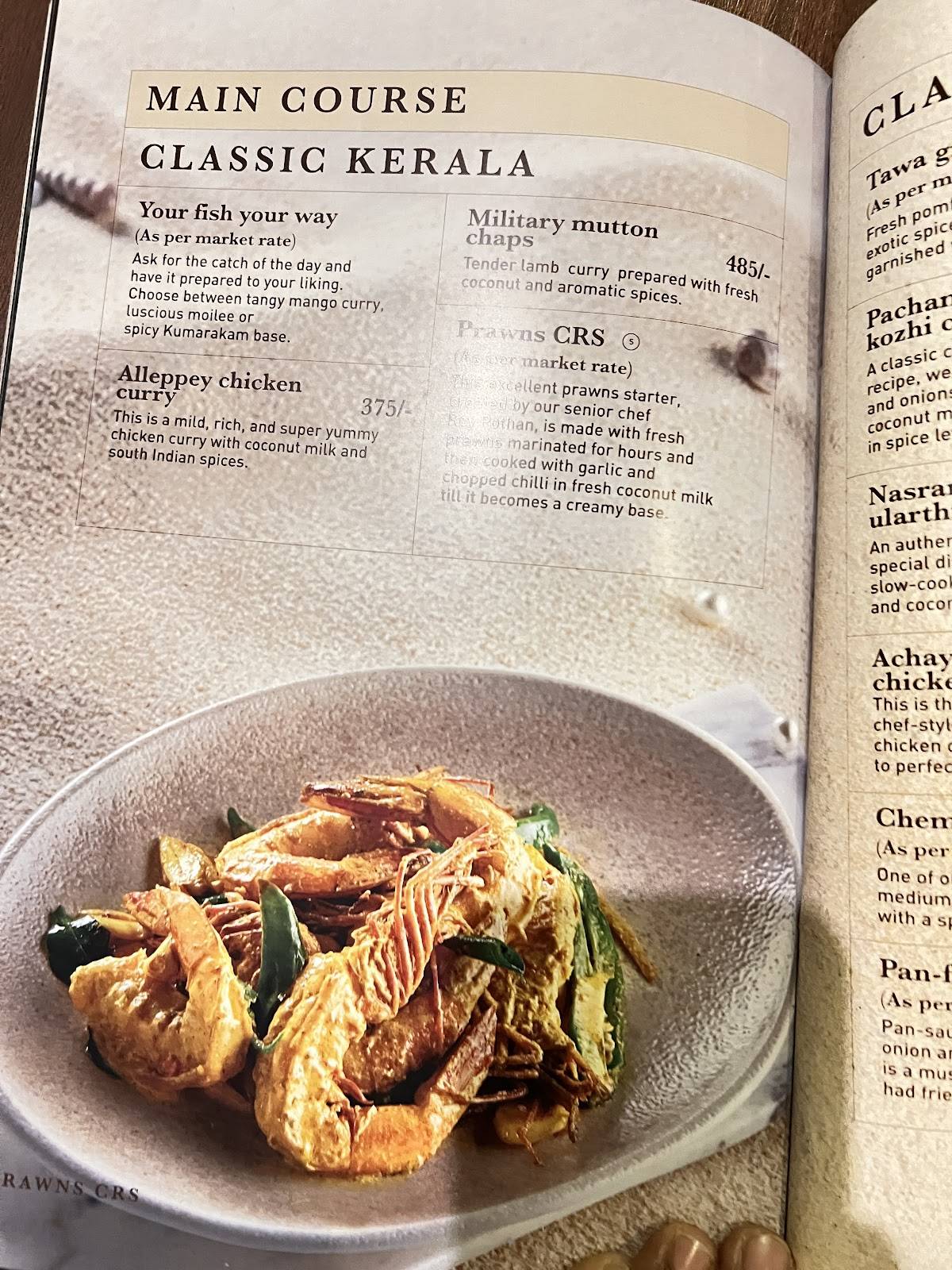 M Grill - Paragon Group menu