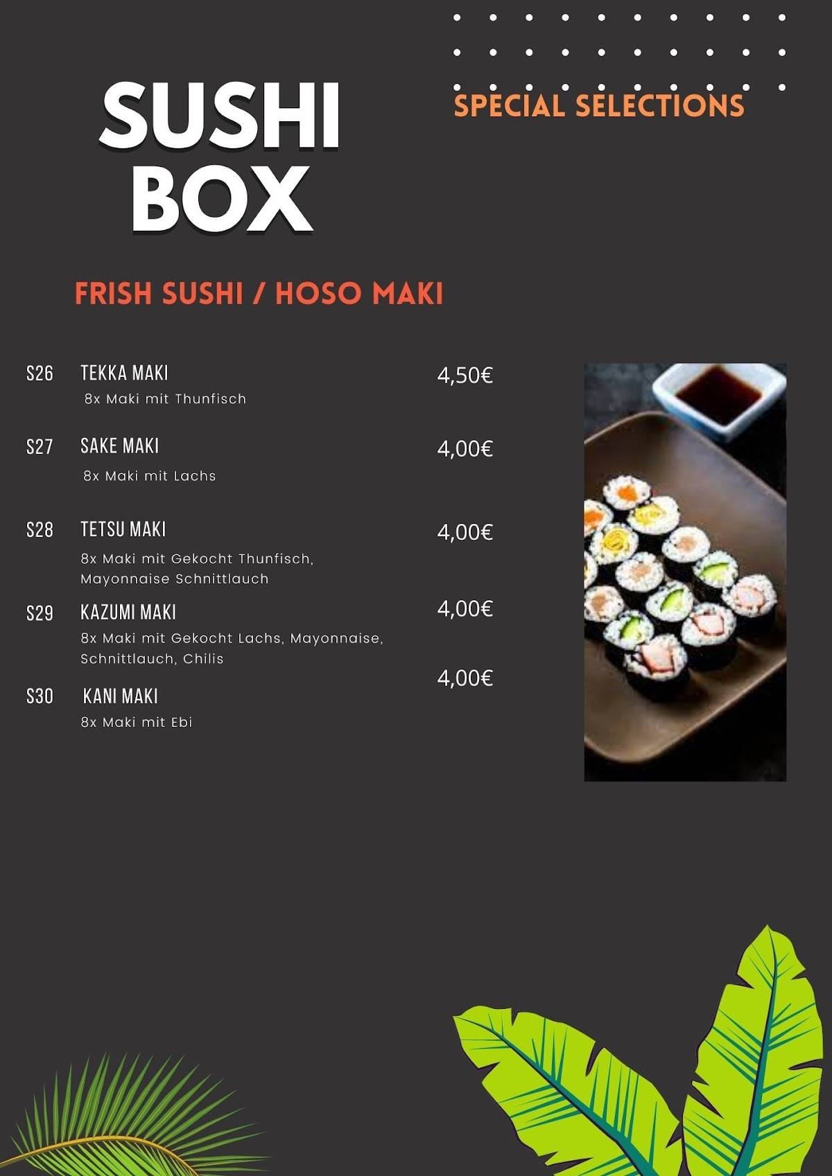 Menu at MAMAM - asian fast cuisine restaurant, Großkrotzenburg
