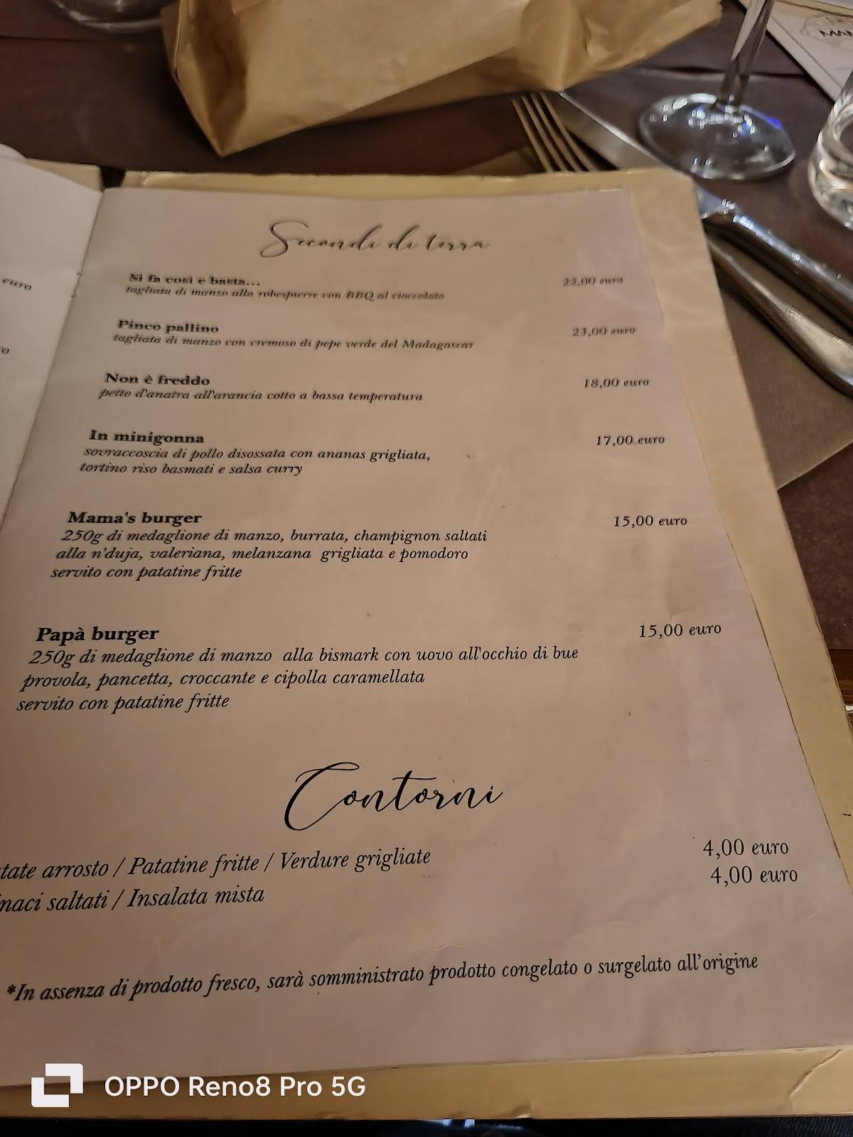 Menu di MAMA'S 