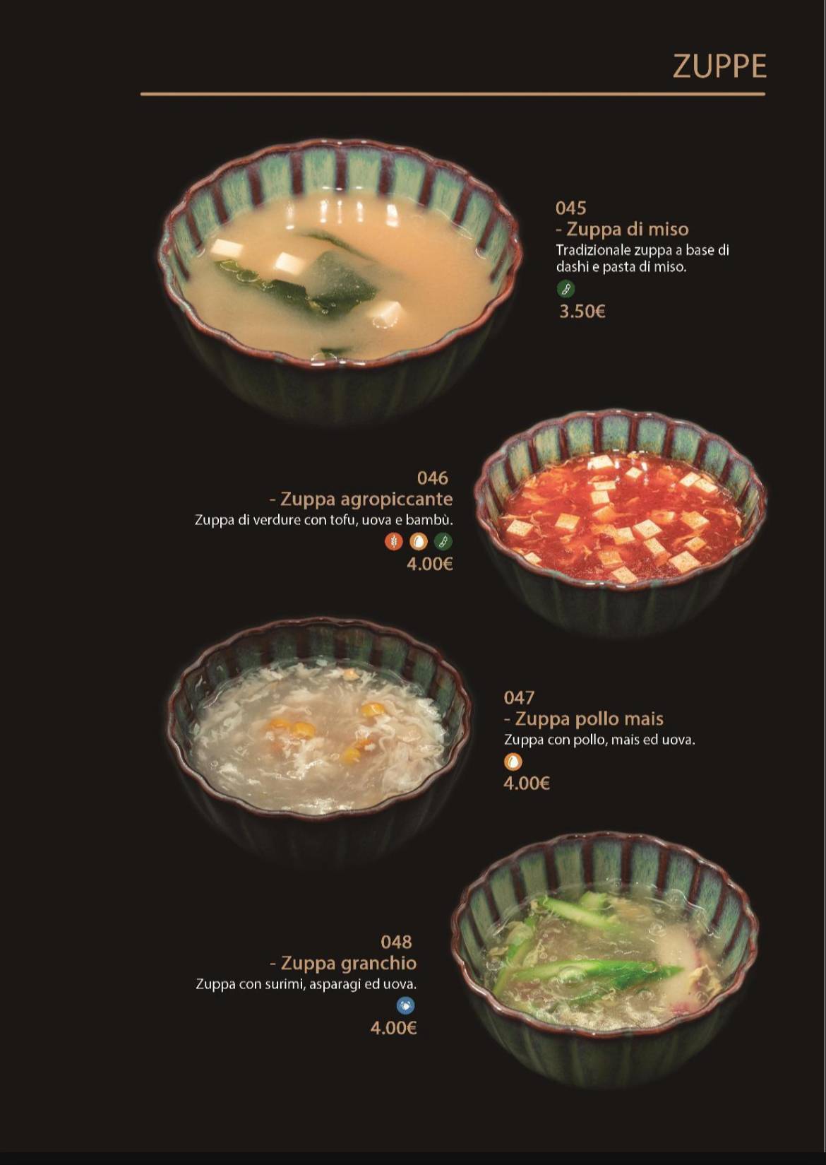 Menu di MITO SUSHI RESTAURANT 