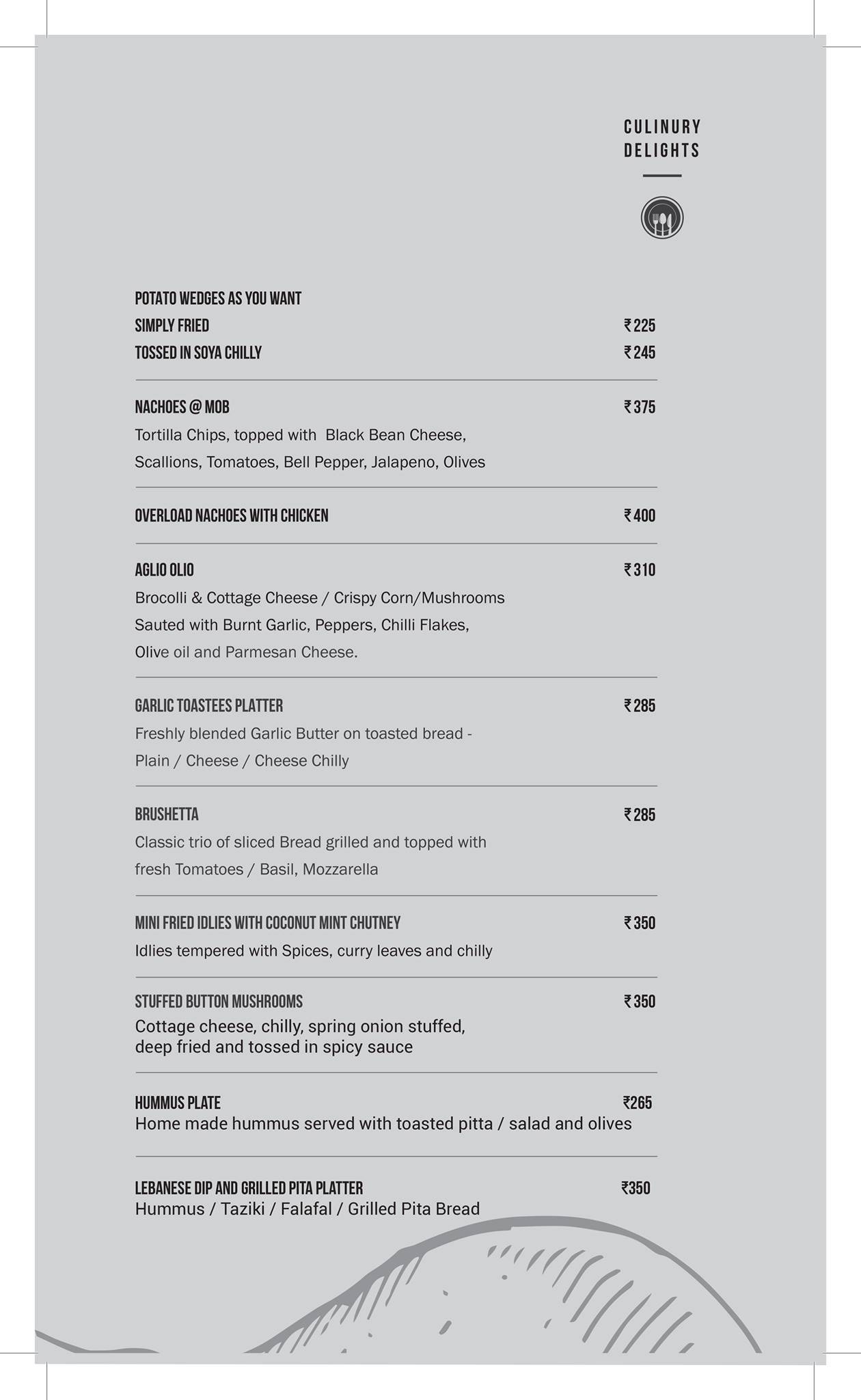 MOB menu