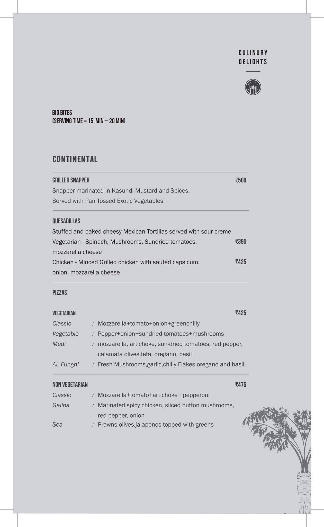 MOB menu