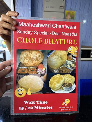 Maaheshwari Chaatwala menu