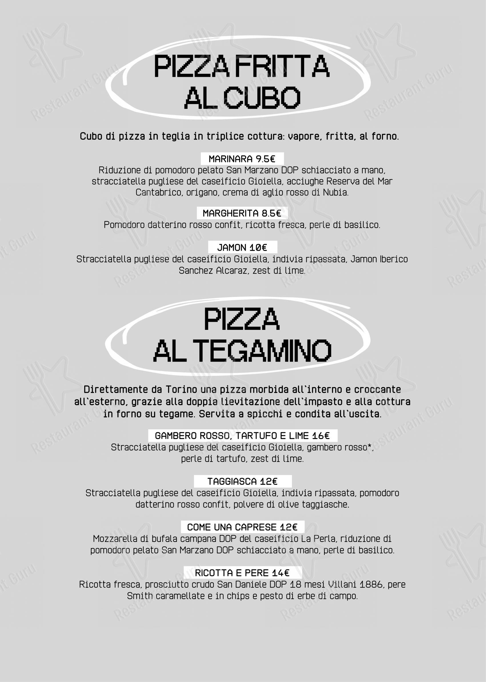 Magatama in Acireale - Menu bar