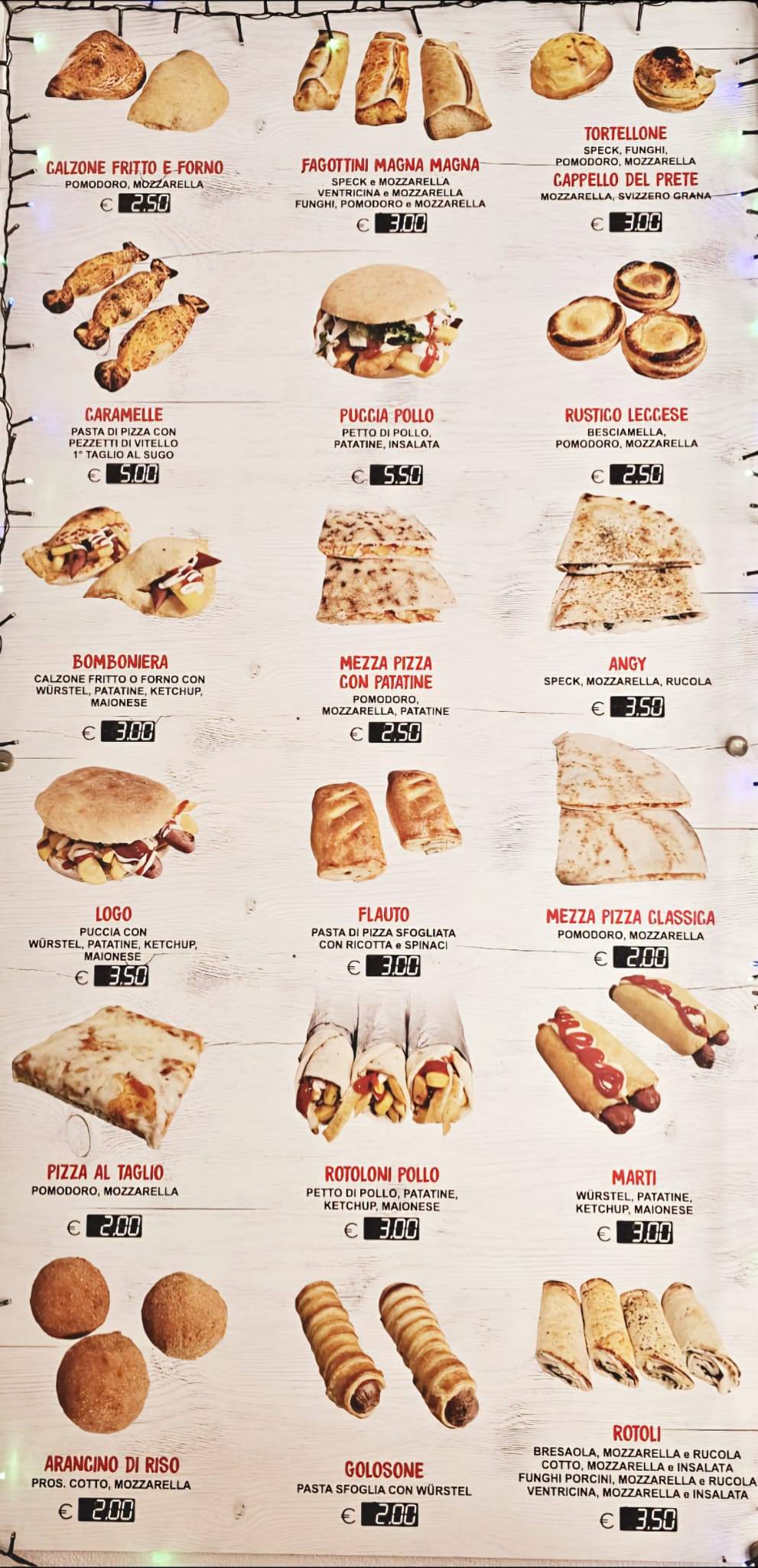 Menu di Magna Magna 