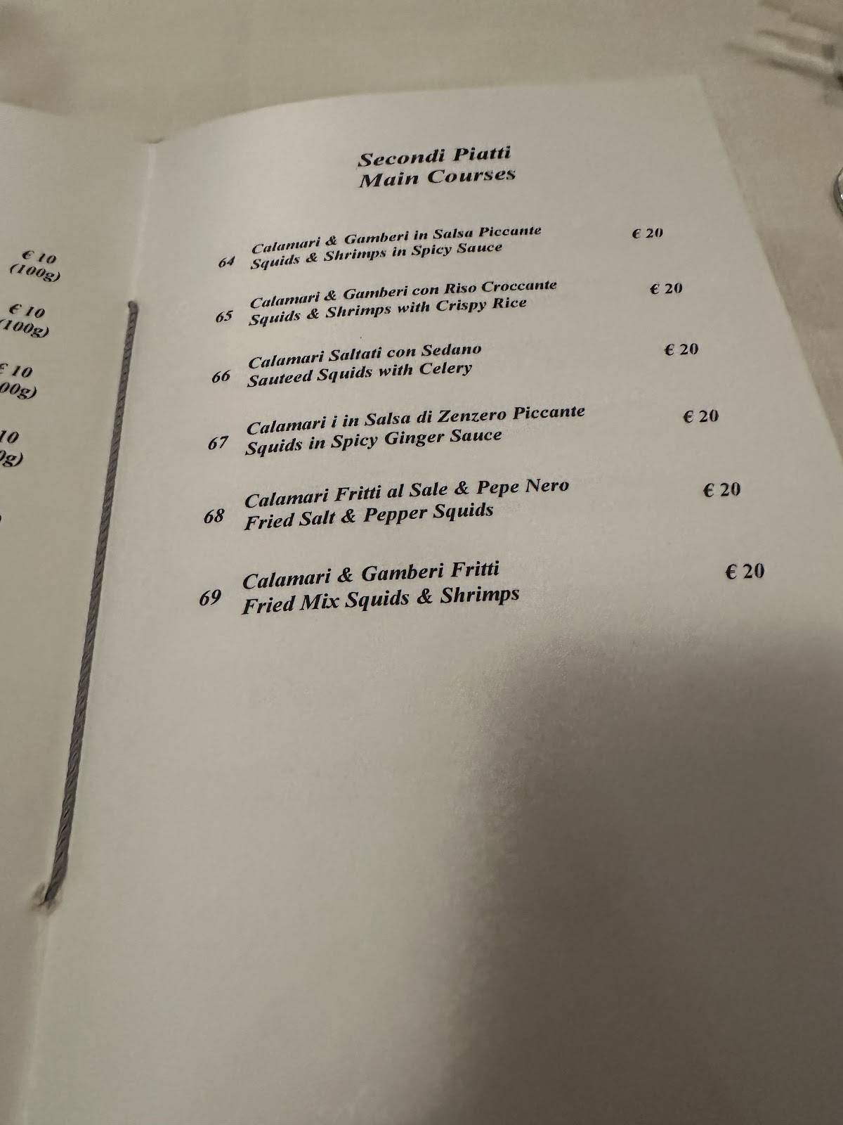 Menu di Mandarin Chow 