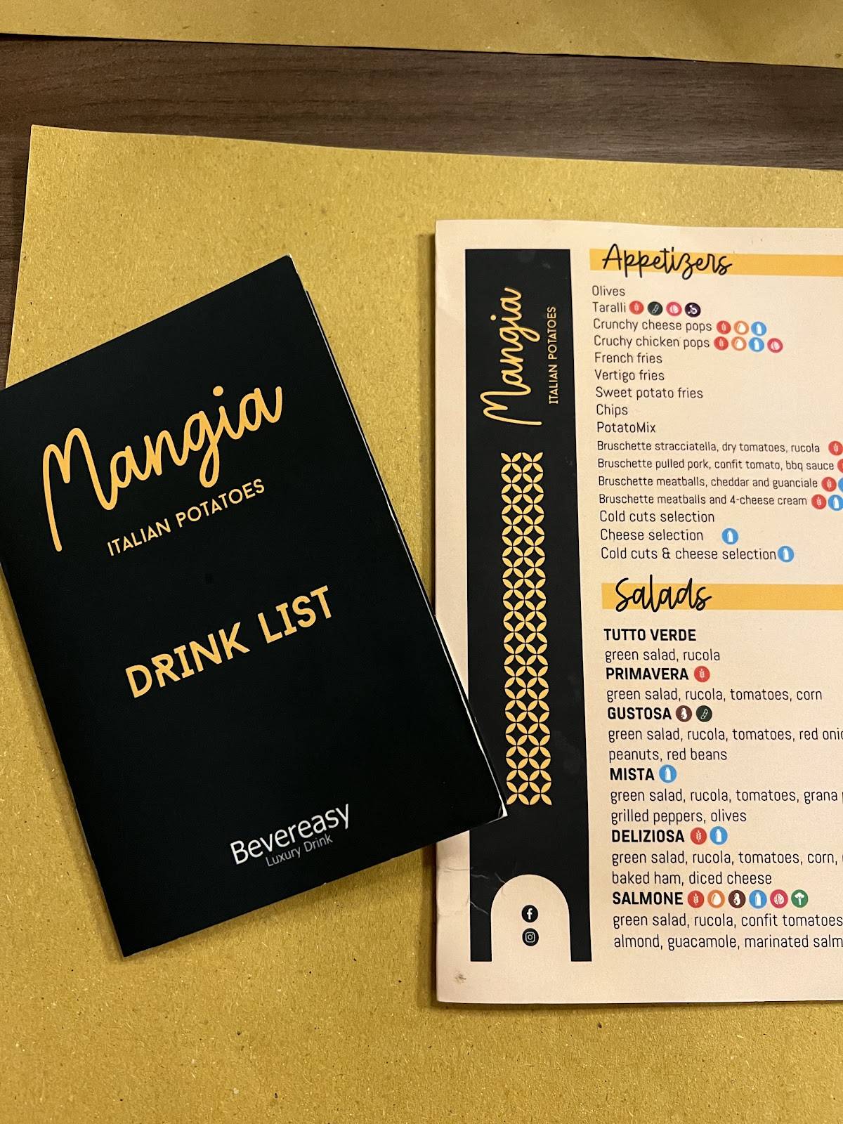 Menu di Mangia Italian Potatoes 