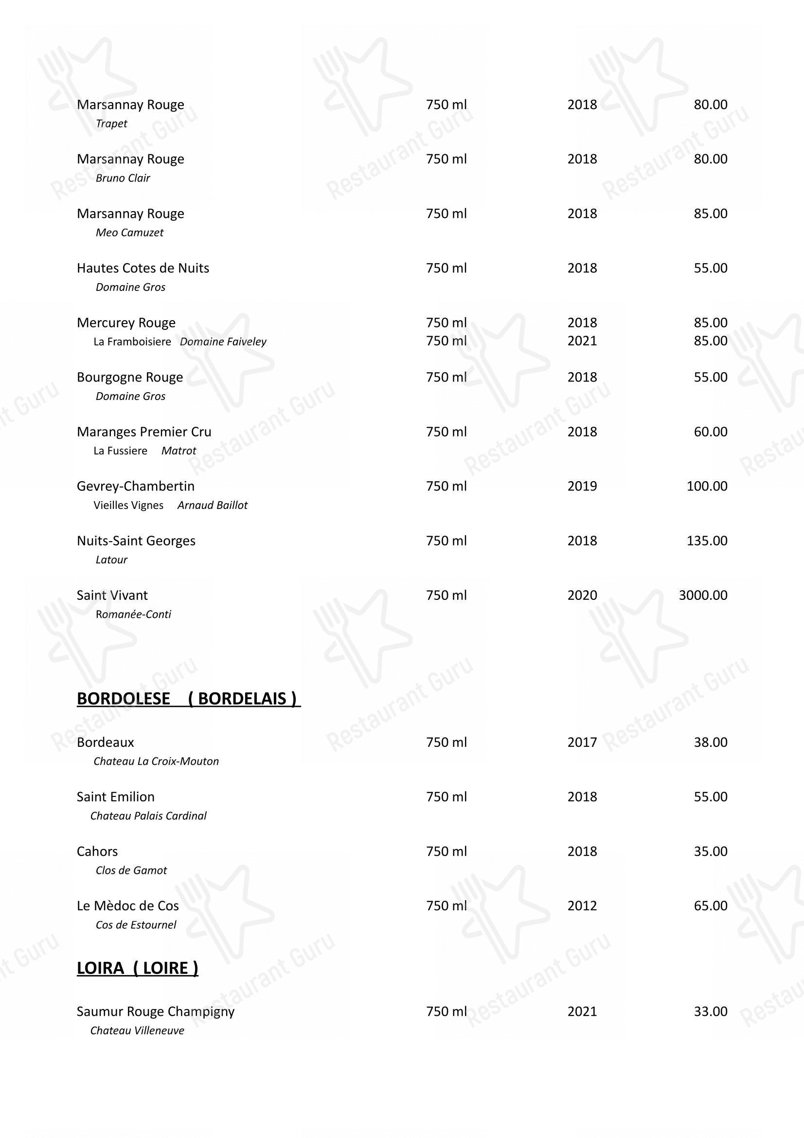 Menu per Ristorante Manhattan pizzeria