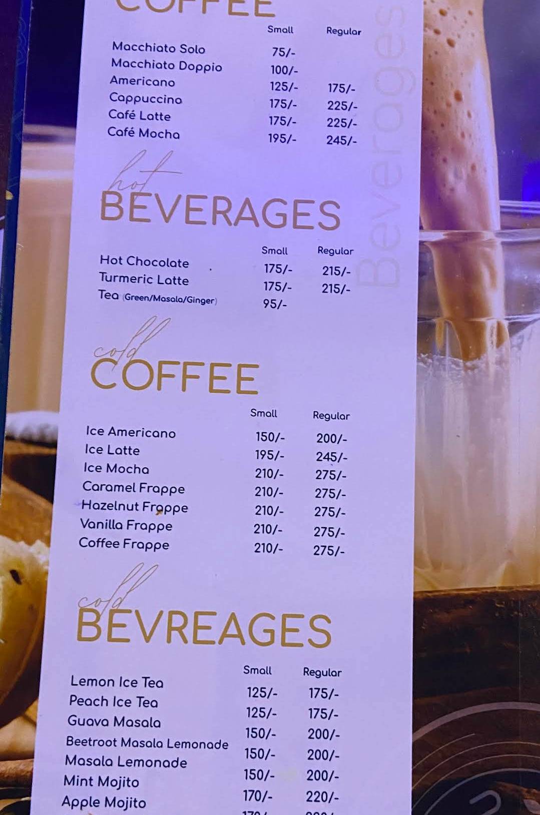 Mannat Haveli Murthal menu