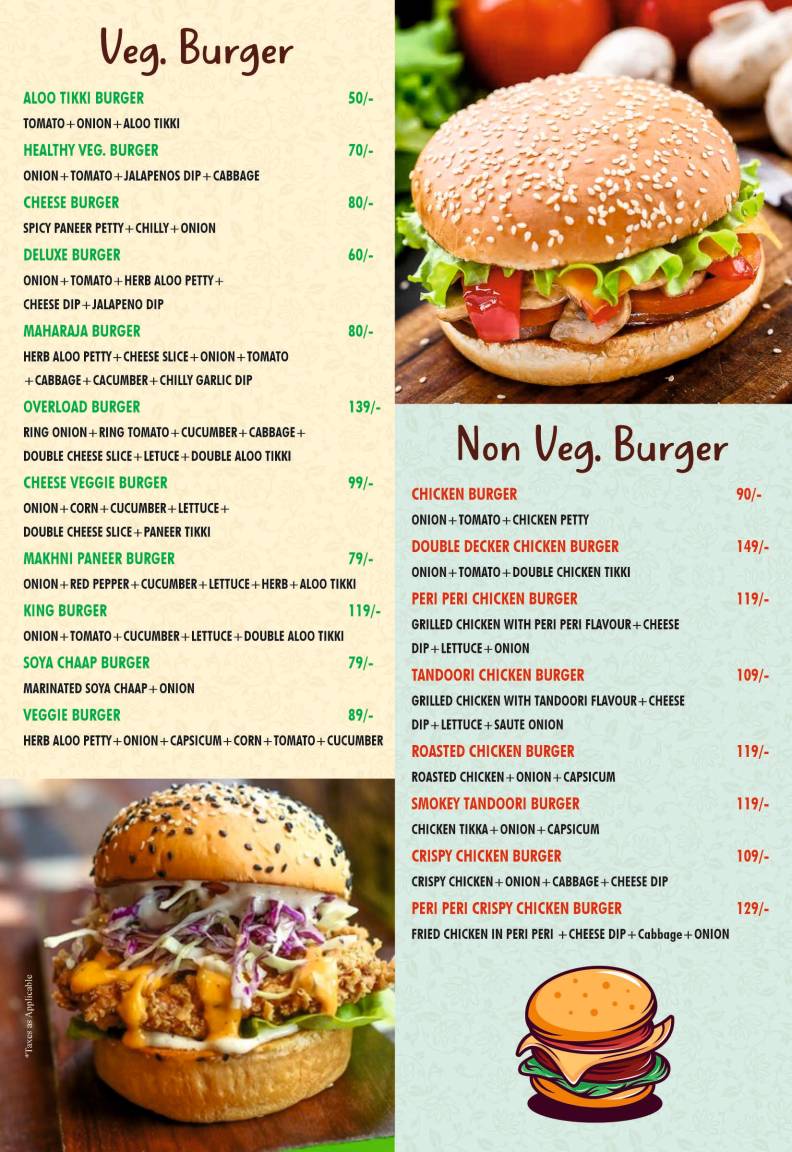 Chicago delights menu