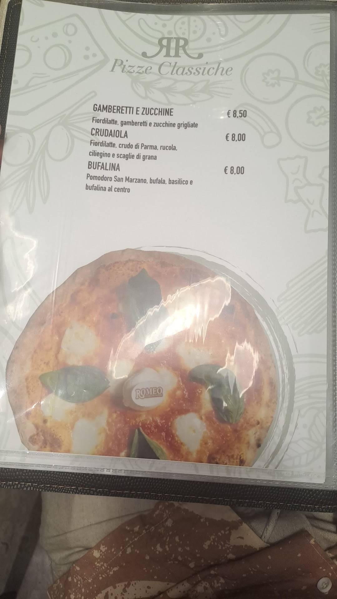 Menu di Romeo 