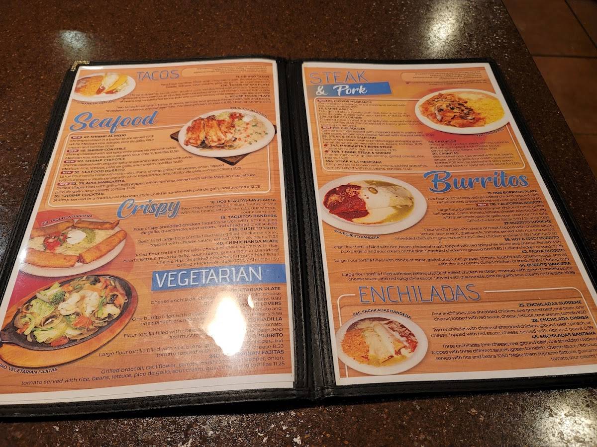 Menu at Margarita House Mt. Juliet restaurant, Mount Juliet