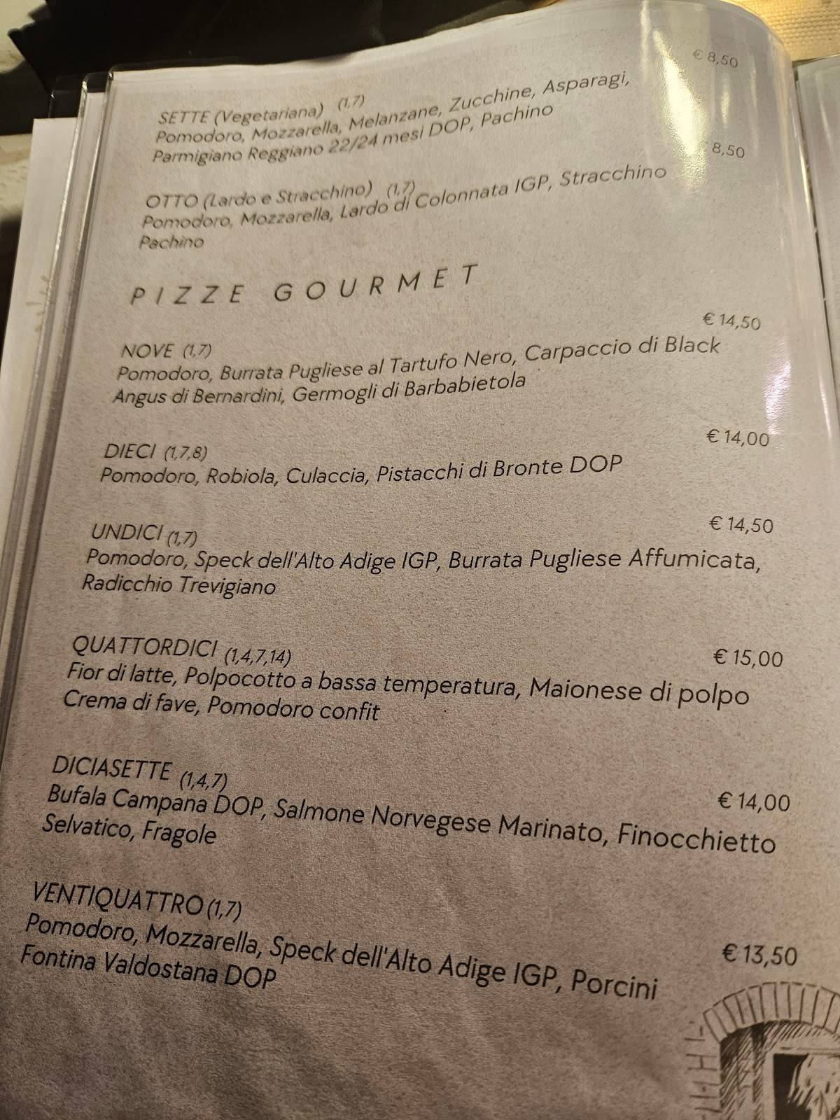 Menu di 21 Posti 