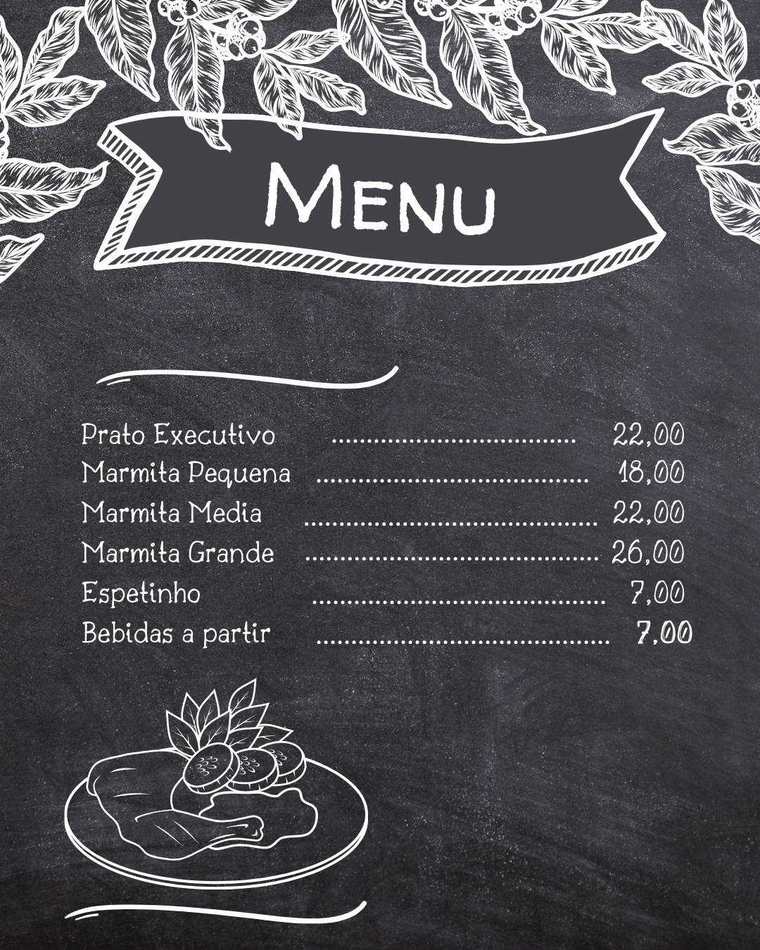 Marmitaria e Espetinho da Mo cardápio