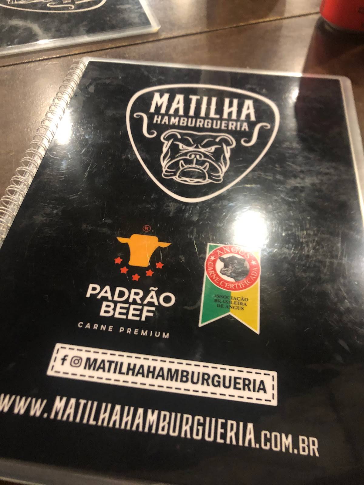Matilha Hamburgueria cardápio