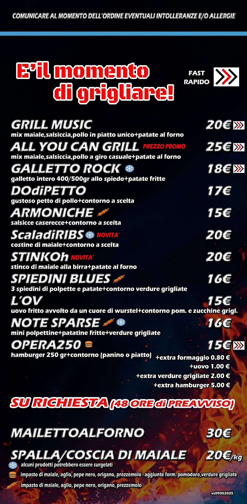 Menu di Mc Ryan's (Grill&Music - Risto Pub) 