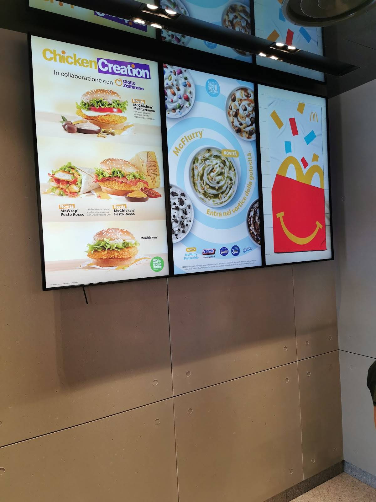 Menu di McDonald's 