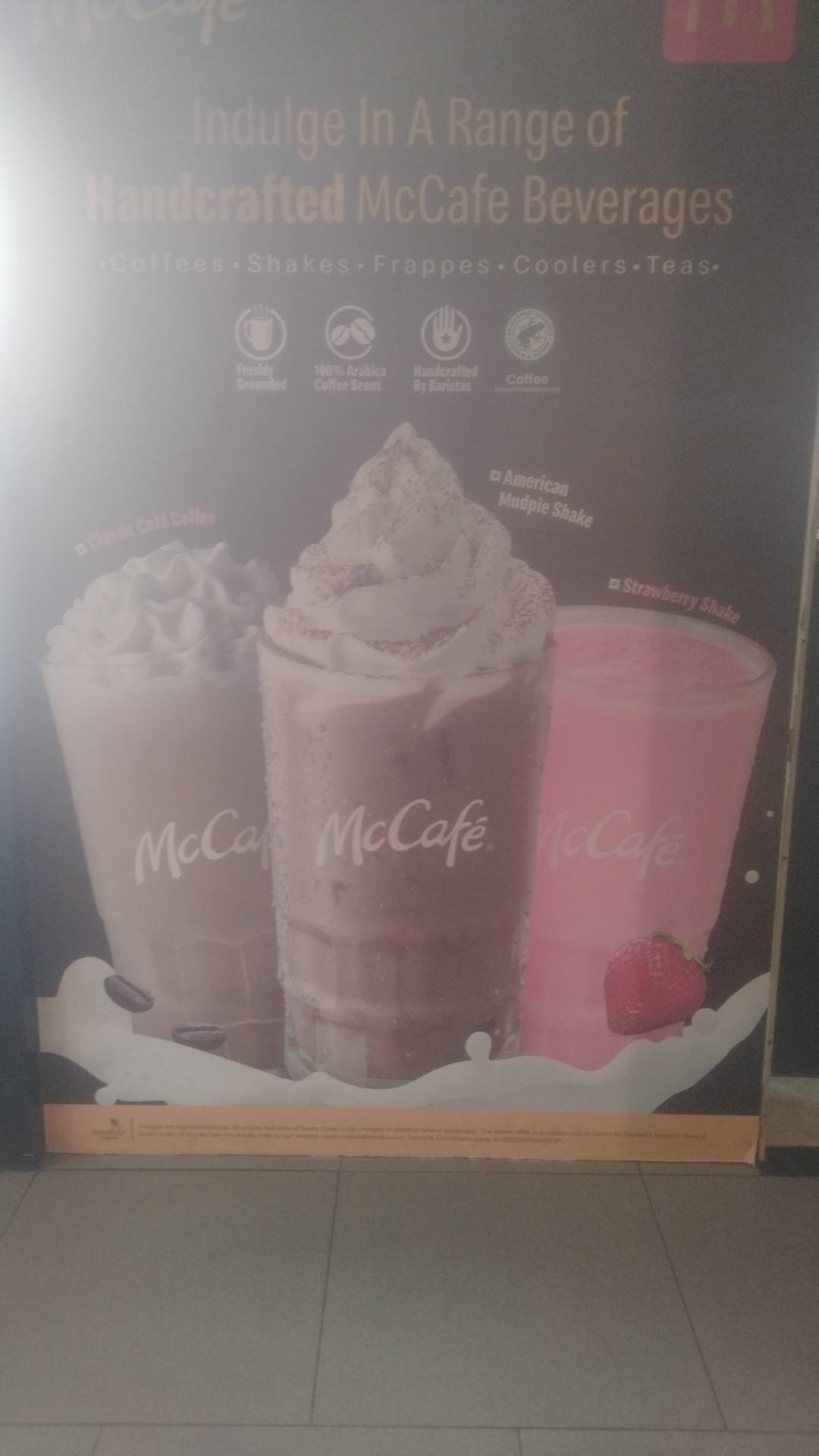 McDonald's menu