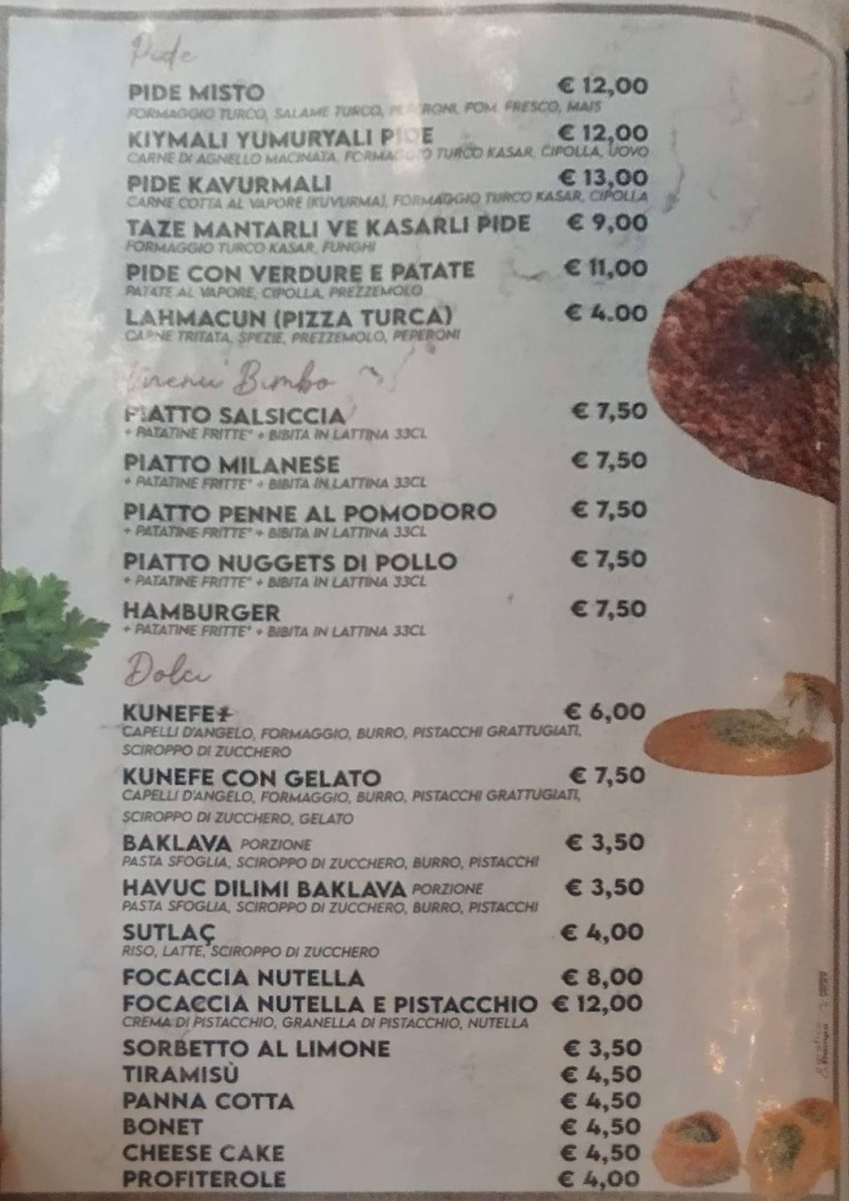 Menu de Medo GRILL, pizza and RESTAURANT