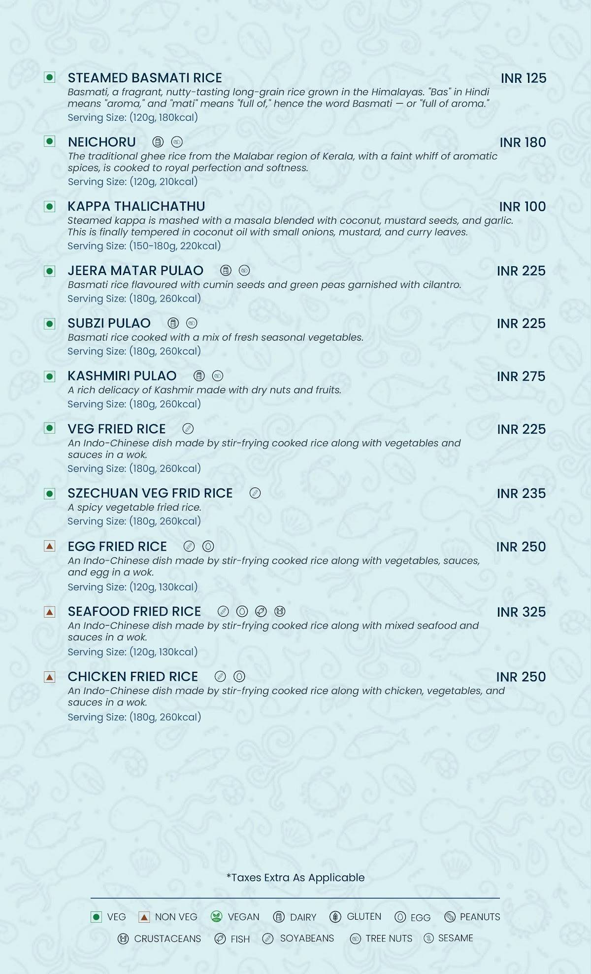 Meen by Chef Pillai menu
