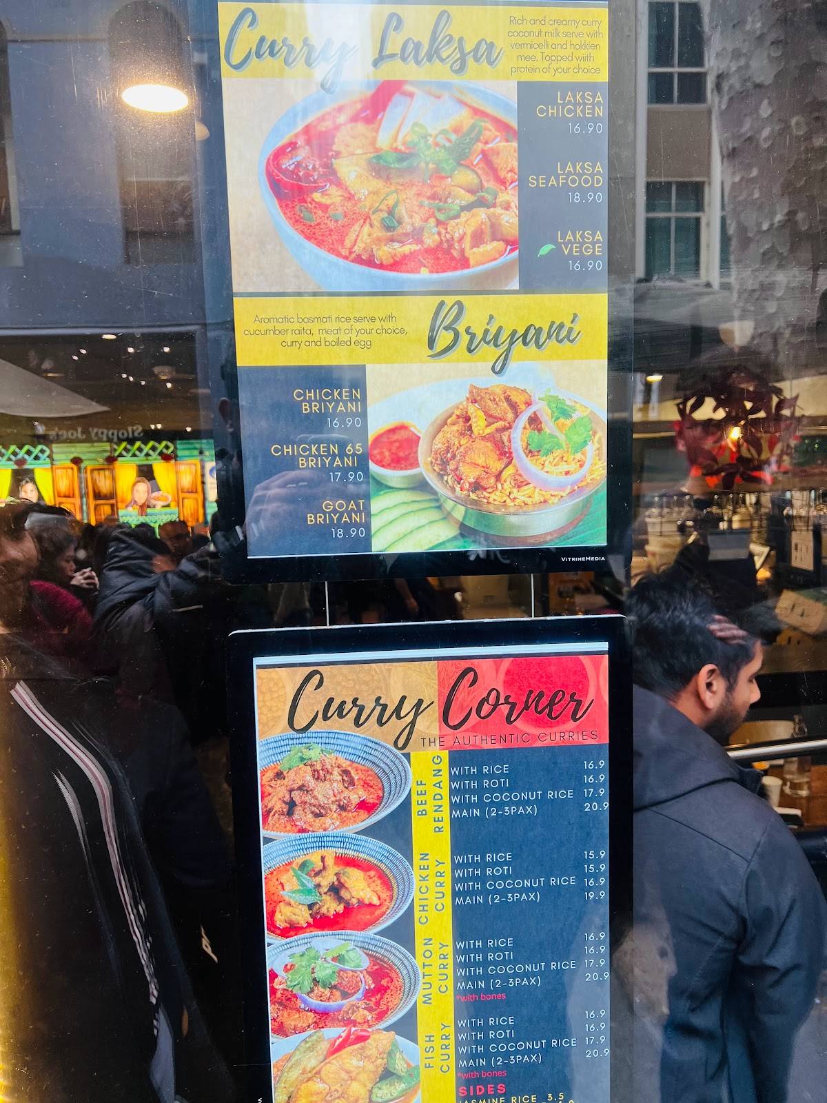 Menu at ROTI BAR, Melbourne, 416-418 Little Collins St