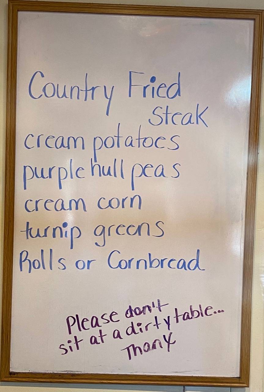 Menu at Wolf River Cafe, Rossville, 460 Main St