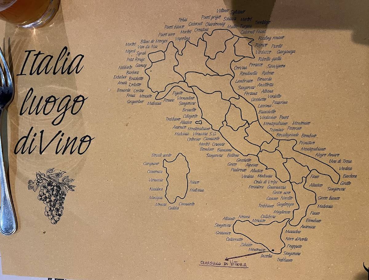 Menu di Meo Pinelli 