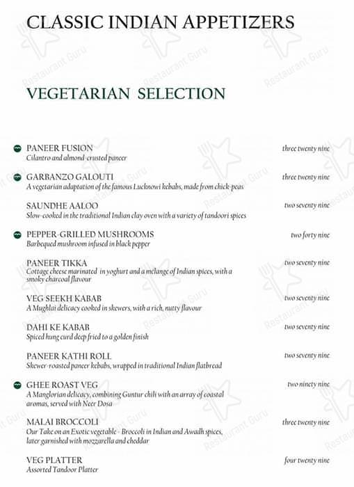 Meraki menu