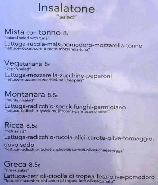 Menu di Merulana Cafè 