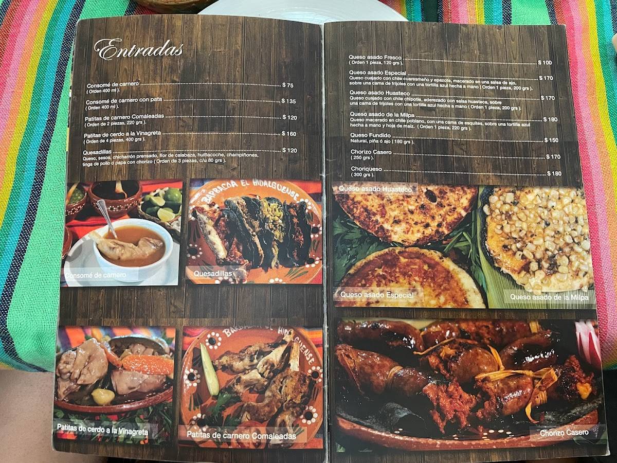Carta del restaurante El Hidalguense, Ciudad López Mateos, Campeche 155