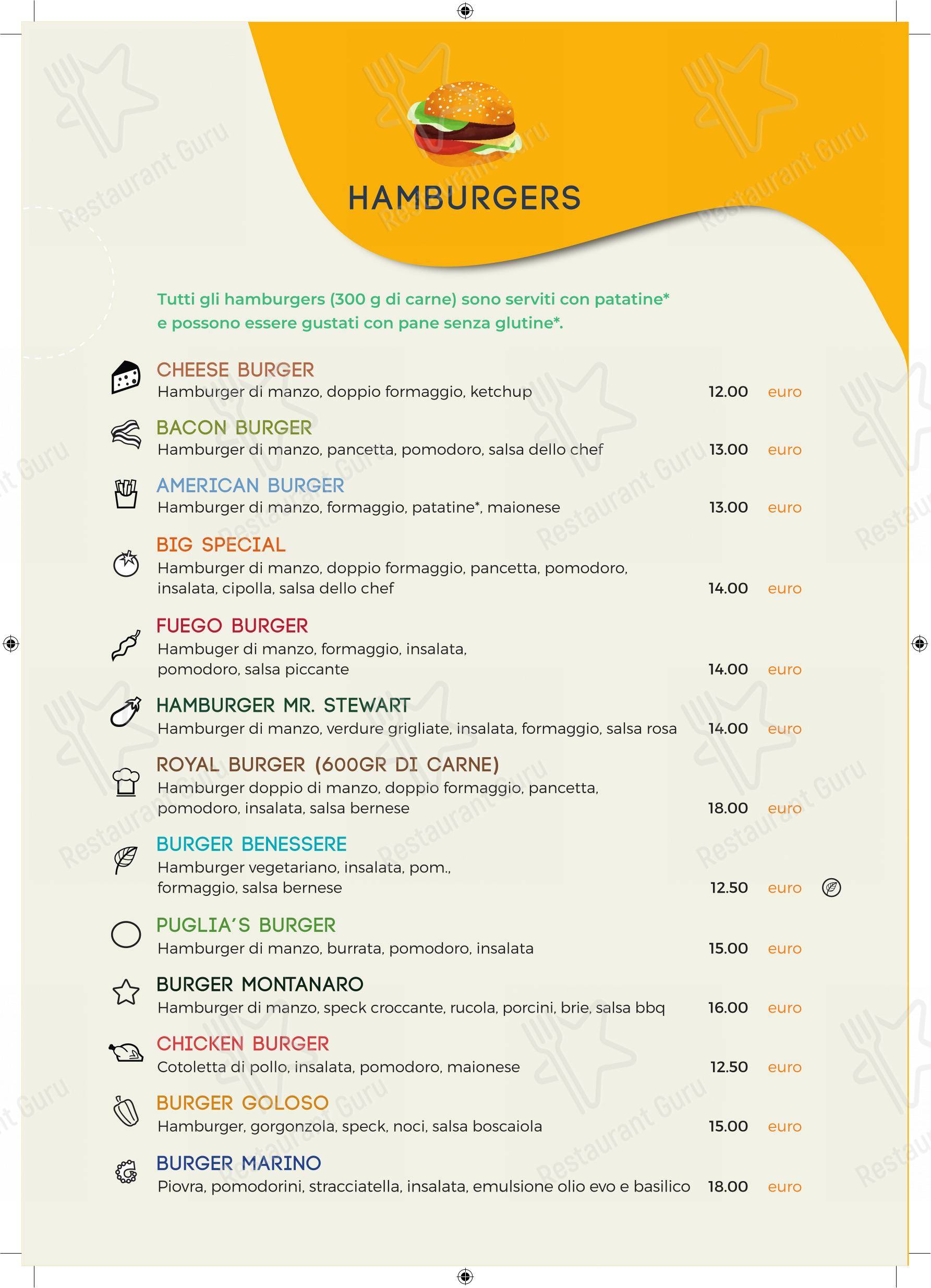 Mi gioco la pizza in Chiuduno - Menu bar