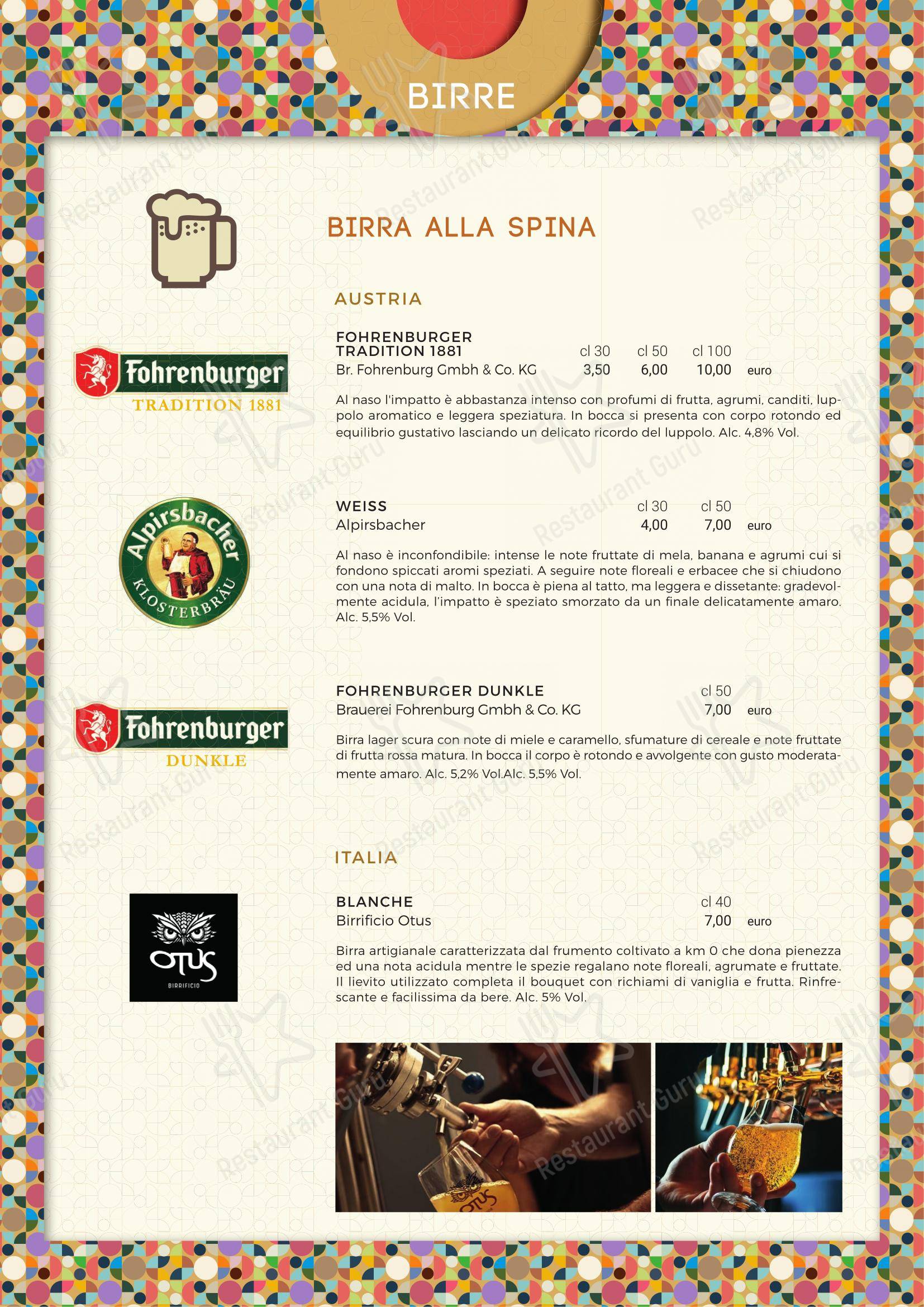 Menu di Mi gioco la pizza - Menu