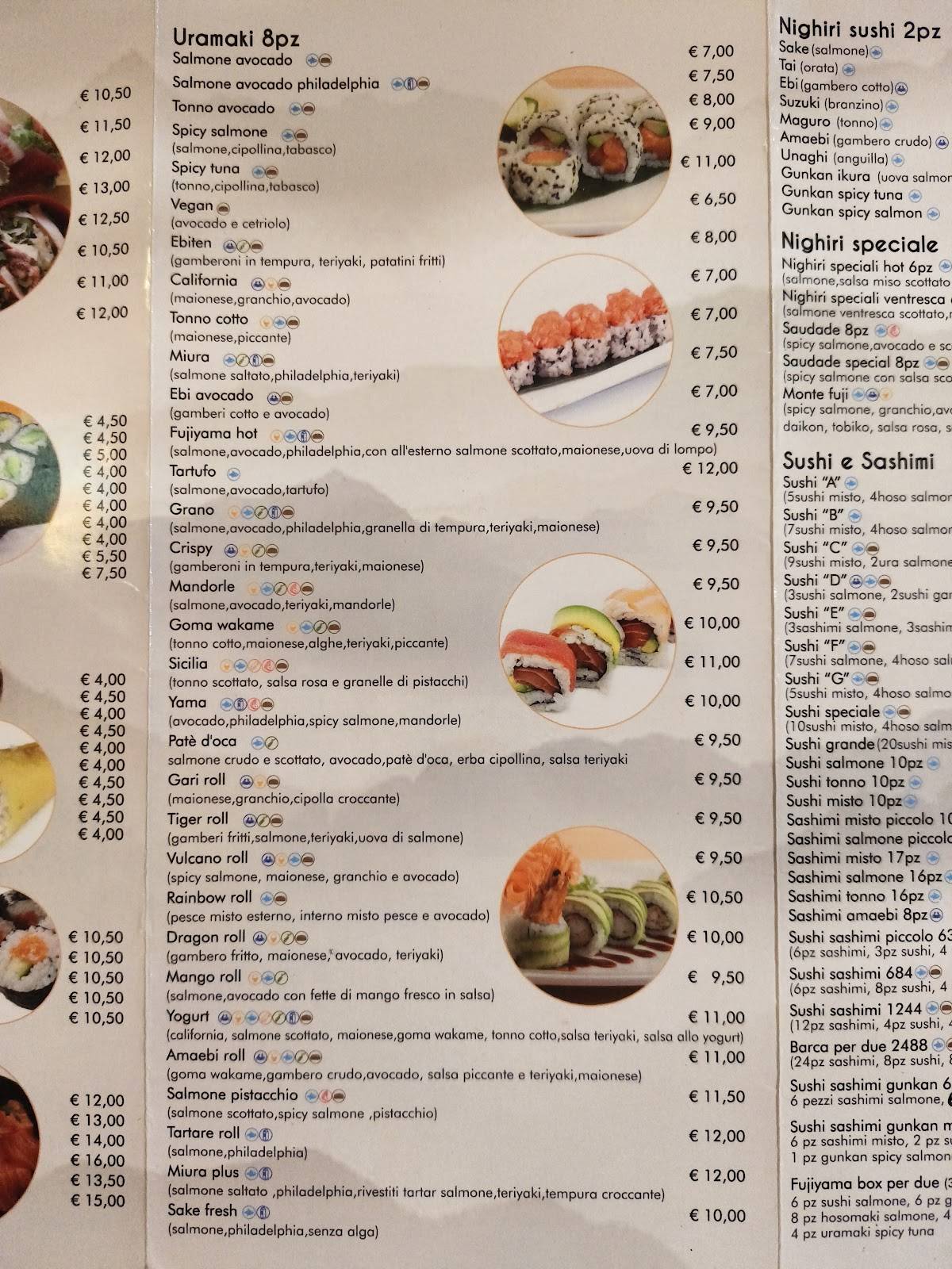 Menu di Fujiyama Hot 