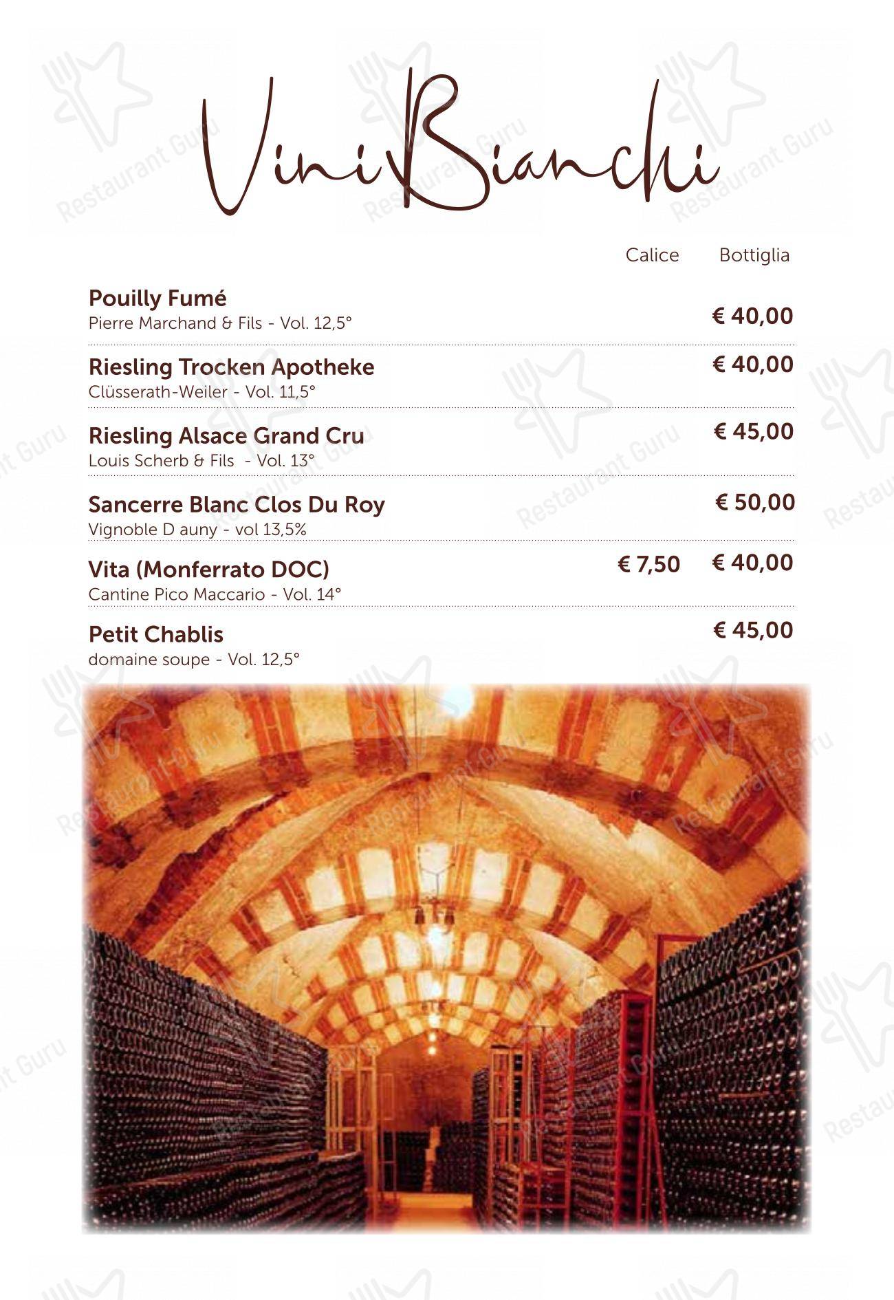 Bar Miranapoli in Napoli - Menu