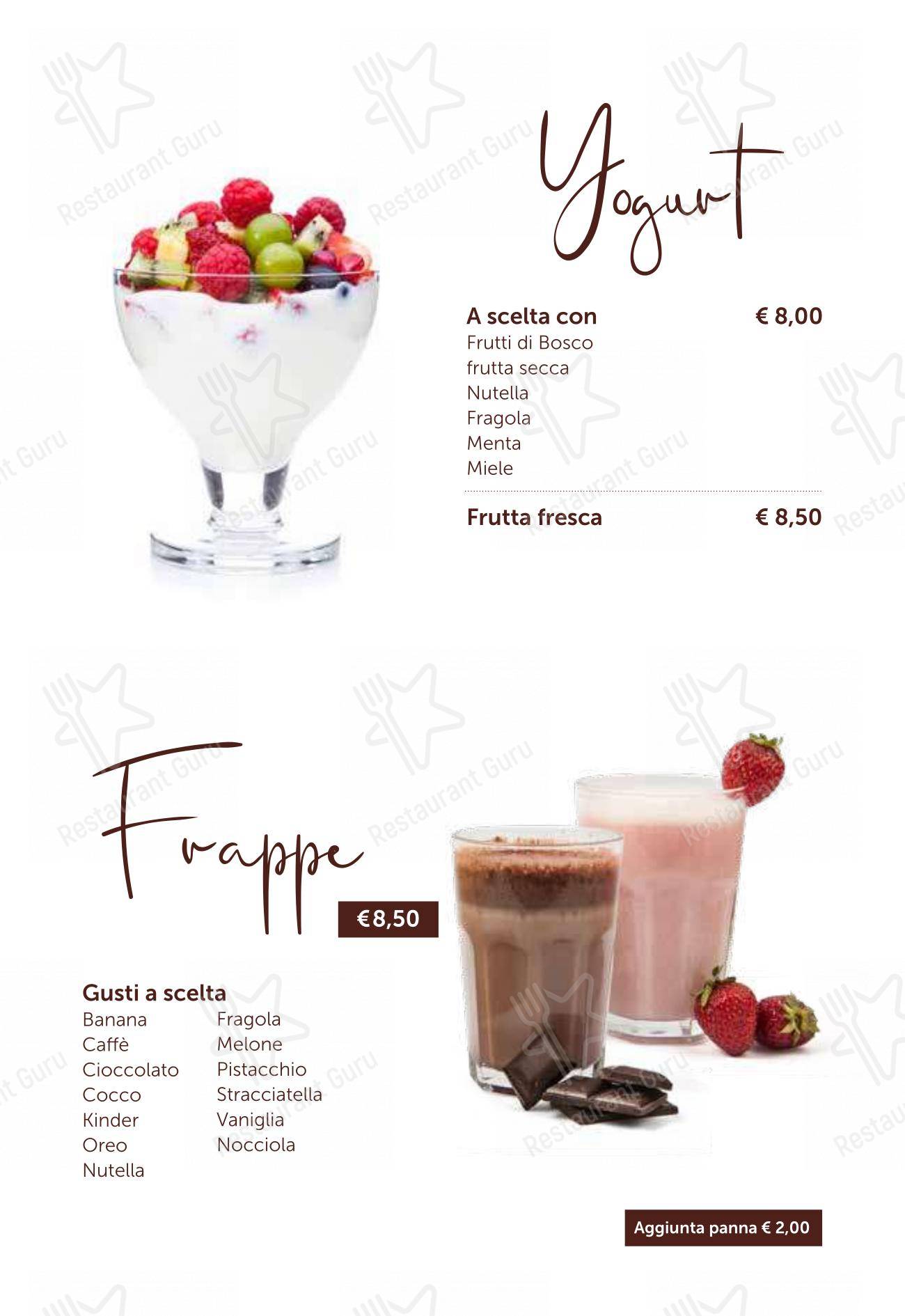 Menu di Bar Miranapoli - Menu