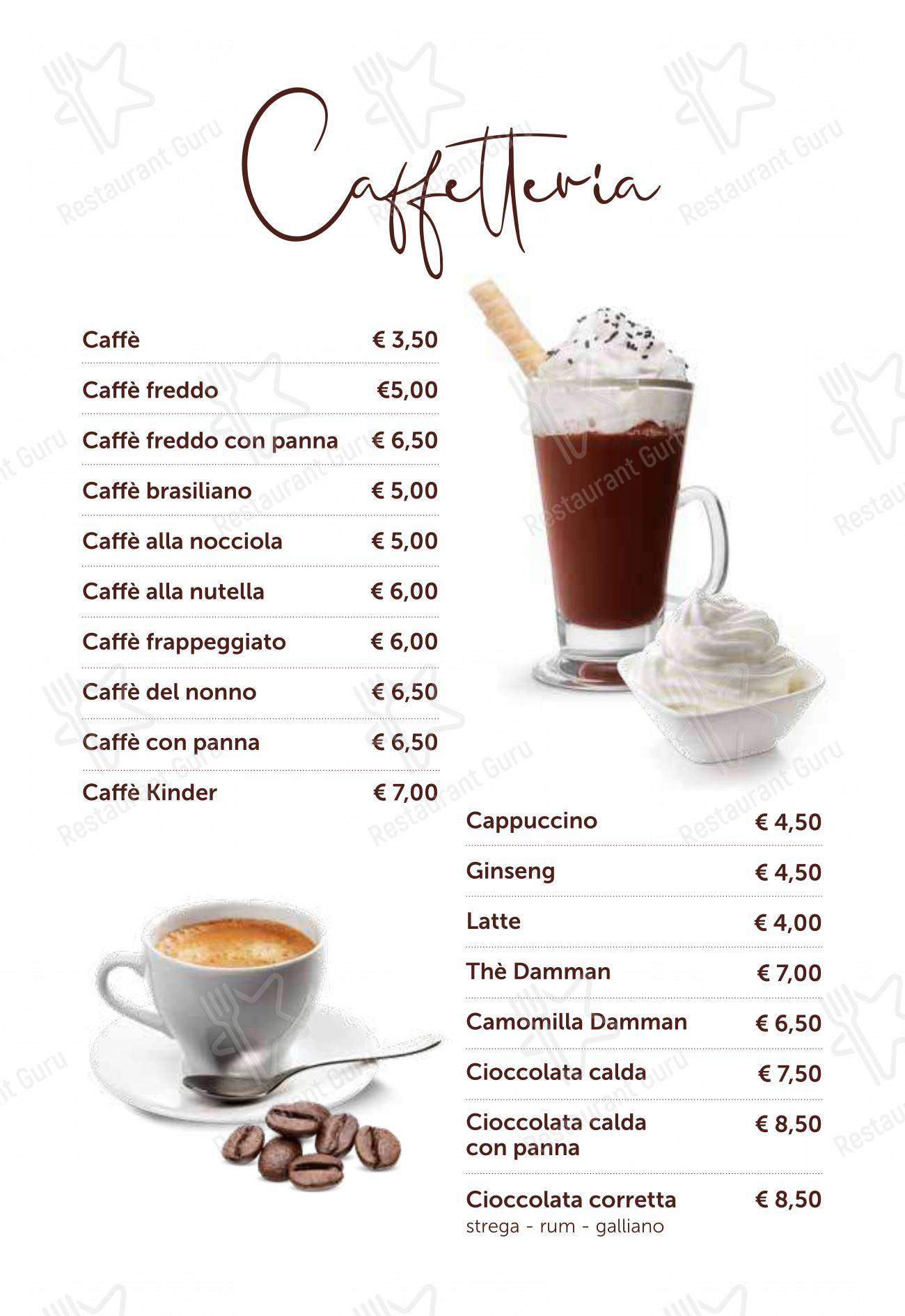 Menu di Bar Miranapoli - Menu